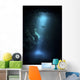 Scuba Diver Descends into Wall Decal