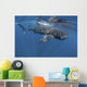 Whale Shark Feeding off Wall Decal Design 2