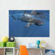 Whale Shark Feeding off Wall Decal Design 2