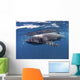 Whale Shark Feeding off Wall Decal Design 1