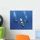 Technical Divers Ascend near Wall Decal