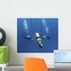 Technical Divers Ascend near Wall Decal