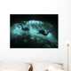 Two Divers Silhouetted Light Wall Decal