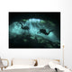 Two Divers Silhouetted Light Wall Decal