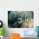 Diver Using Side Mount Wall Decal Design 1
