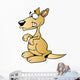 Cartoon Kangaroo Wall Decal