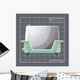Galaxy Toaster - Aqua Wall Mural
