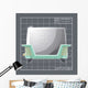 Galaxy Toaster - Aqua Wall Mural