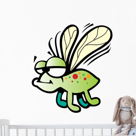 Cartoon Lil Bug Wall Decal