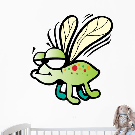 Cartoon Lil Bug Wall Decal