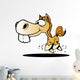Cartoon Lil Horse Wall Decal