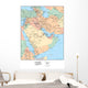 Map of the Middle East Wall Mural