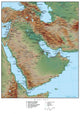 Map of the Middle East Wall Mural
