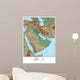 Map of the Middle East Wall Mural