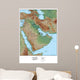 Map of the Middle East Wall Mural