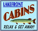 Lake Front Cabins Wall Mural