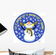 Snowman Let It Snow Wall Mural