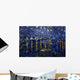 Bubbly Night over Rhone Wall Decal