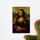 Mona Lisa Bubbles Wall Decal