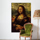 Mona Lisa Bubbles Wall Decal