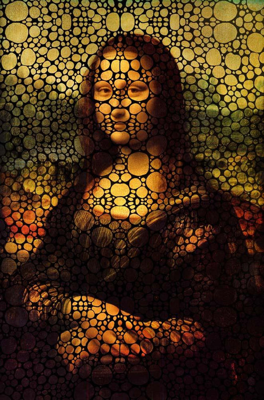 Mona Lisa Bubbles Wall Decal