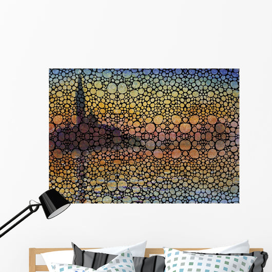 Saint Georges Bubbles Monet Wall Decal