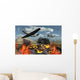 American P-51 Mustang Fighter Wall Decal