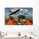 American P-51 Mustang Fighter Wall Decal