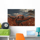 Pack Allosaurus Dinosaurs Track Wall Decal