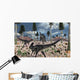 Pair Allosaurus Dinosaurs Confront Wall Decal
