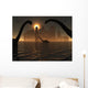 Dinosaurs Feed near Shores Wall Decal Design 1