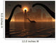 Dinosaurs Feed near Shores Wall Decal Design 1