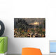 Reptoid Being and Stegosaurus Wall Decal