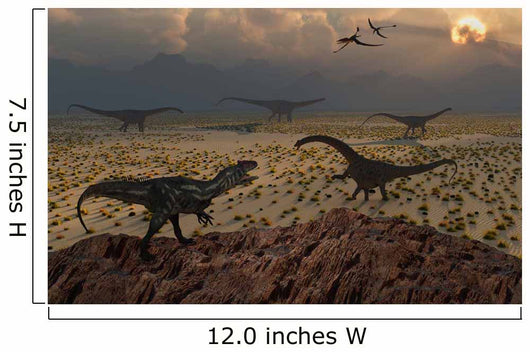 Allosaurus Dinosaur Spies Group Wall Decal