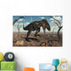 Nanotyrannus Crushes Last Flower Wall Decal