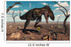 Nanotyrannus Crushes Last Flower Wall Decal
