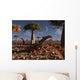 Dinosaur Sculpture Park with Wall Decal Design 3