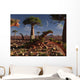 Dinosaur Sculpture Park with Wall Decal Design 3