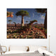 Dinosaur Sculpture Park with Wall Decal Design 3