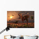 Dinosaur Sculpture Park with Wall Decal Design 2