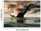 Diplodocus Dinosaurs Bathe Large Wall Decal Design 4