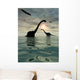 Diplodocus Dinosaurs Bathe Large Wall Decal Design 3