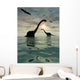 Diplodocus Dinosaurs Bathe Large Wall Decal Design 3