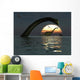 Diplodocus Dinosaurs Bathe Large Wall Decal Design 2