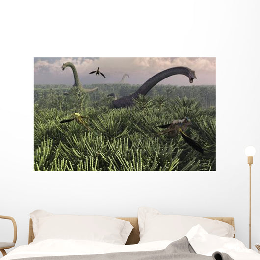 Diplodocus Dinosaurs Sauropod Family Wall Decal