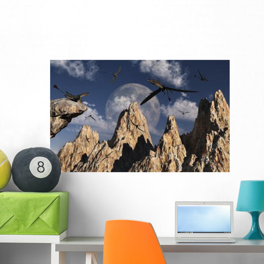 Eudimorphodon's Late Triassic Period Wall Decal