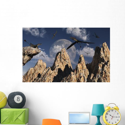 Eudimorphodon's Late Triassic Period Wall Decal