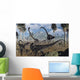 Two Allosaurus Predators Plan Wall Decal