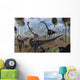 Two Allosaurus Predators Plan Wall Decal