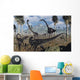 Two Allosaurus Predators Plan Wall Decal